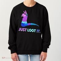 Just Loot It Llama Gamers Women's Sweatshirt thumb 0
