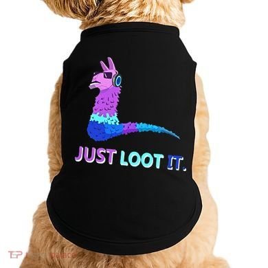 Just Loot It Llama Gamers Doggie Tank