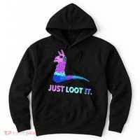 Just Loot It Llama Gamers Hoodie thumb 0