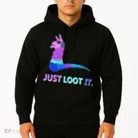 Just Loot It Llama Gamers Hoodie thumb 2