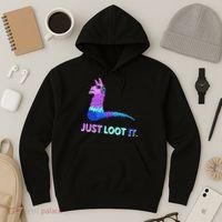 Just Loot It Llama Gamers Hoodie thumb 3