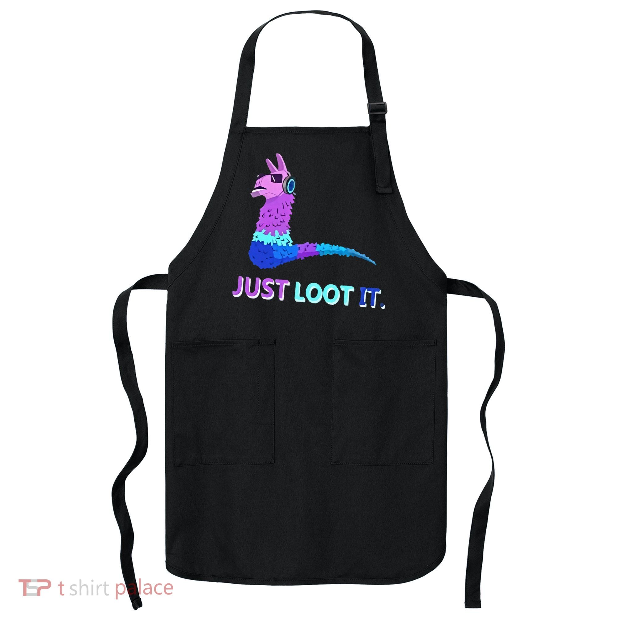 Just Loot It Llama Gamers Apron