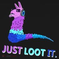 Just Loot It Llama Gamers Ornament thumb 1