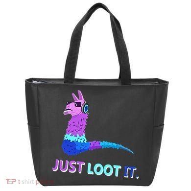 Just Loot It Llama Gamers Tote Bag