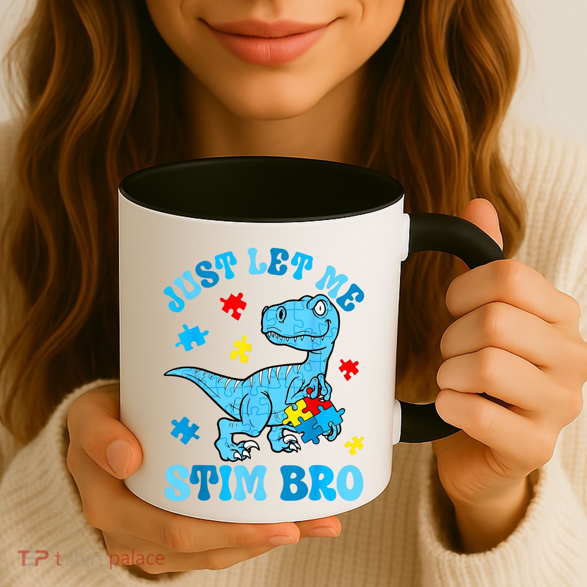 Just Let Me Stim Bro Funny Autism Awareness Coffee Mug