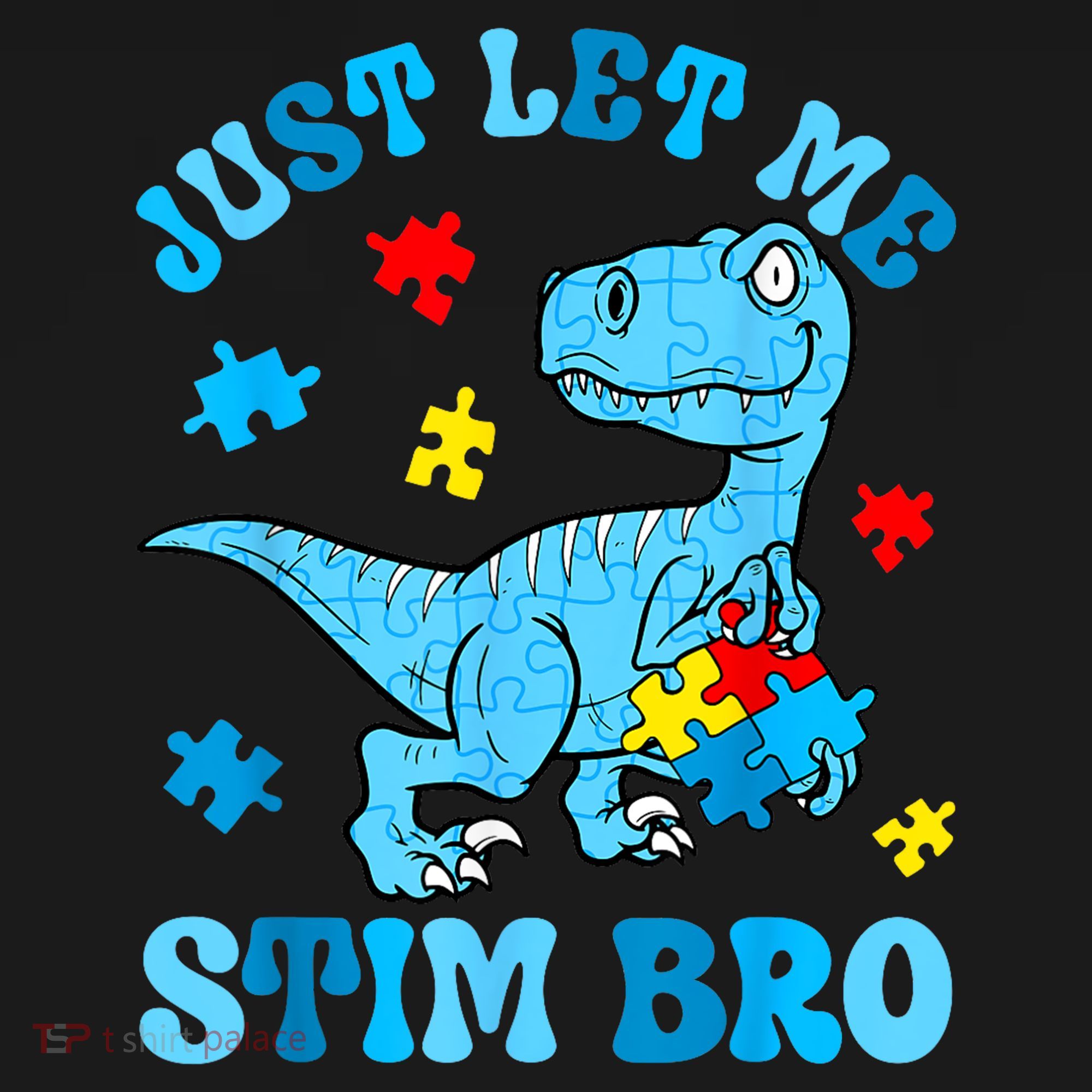 Just Let Me Stim Bro Funny Autism Awareness Women's Hoodie