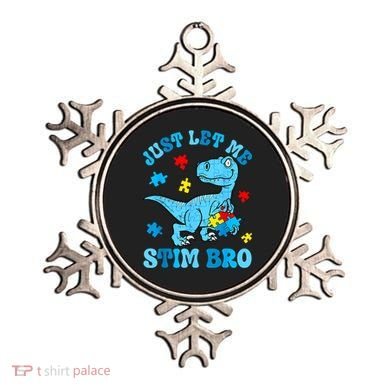Just Let Me Stim Bro Funny Autism Awareness Ornament