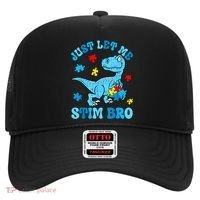 Just Let Me Stim Bro Funny Autism Awareness Hat thumb 0