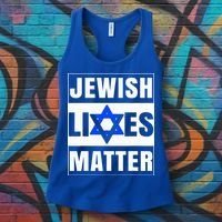 Jewish Lives Matter David Star Retro Jewish Holiday  Women's Tank Top thumb 3
