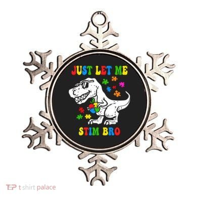 Just Let Me Stim Bro Dinasour Autism Awareness Ornament