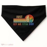 Just Let Me Stim Bro Funny Neurodiversity April USA-Made Doggie Bandana thumb 0