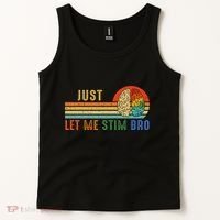Just Let Me Stim Bro Funny Neurodiversity April Tank Top thumb 2