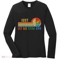 Just Let Me Stim Bro Funny Neurodiversity April Women's Long Sleeve Shirt thumb 0