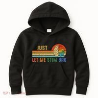 Just Let Me Stim Bro Funny Neurodiversity April Kids Hoodie thumb 0