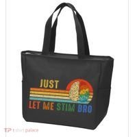 Just Let Me Stim Bro Funny Neurodiversity April Tote Bag thumb 3
