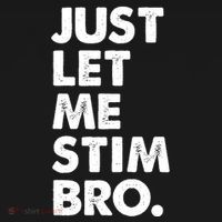 Just Let Me Stim Bro Autism Awareness USA-Made Doggie Bandana thumb 2