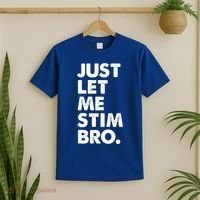 Just Let Me Stim Bro Autism Awareness T-Shirt thumb 2