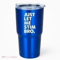 Just Let Me Stim Bro Autism Awareness Tumbler thumb 0