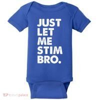 Just Let Me Stim Bro Autism Awareness Baby Bodysuit thumb 0