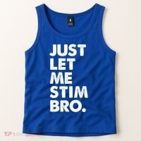 Just Let Me Stim Bro Autism Awareness Tank Top thumb 2