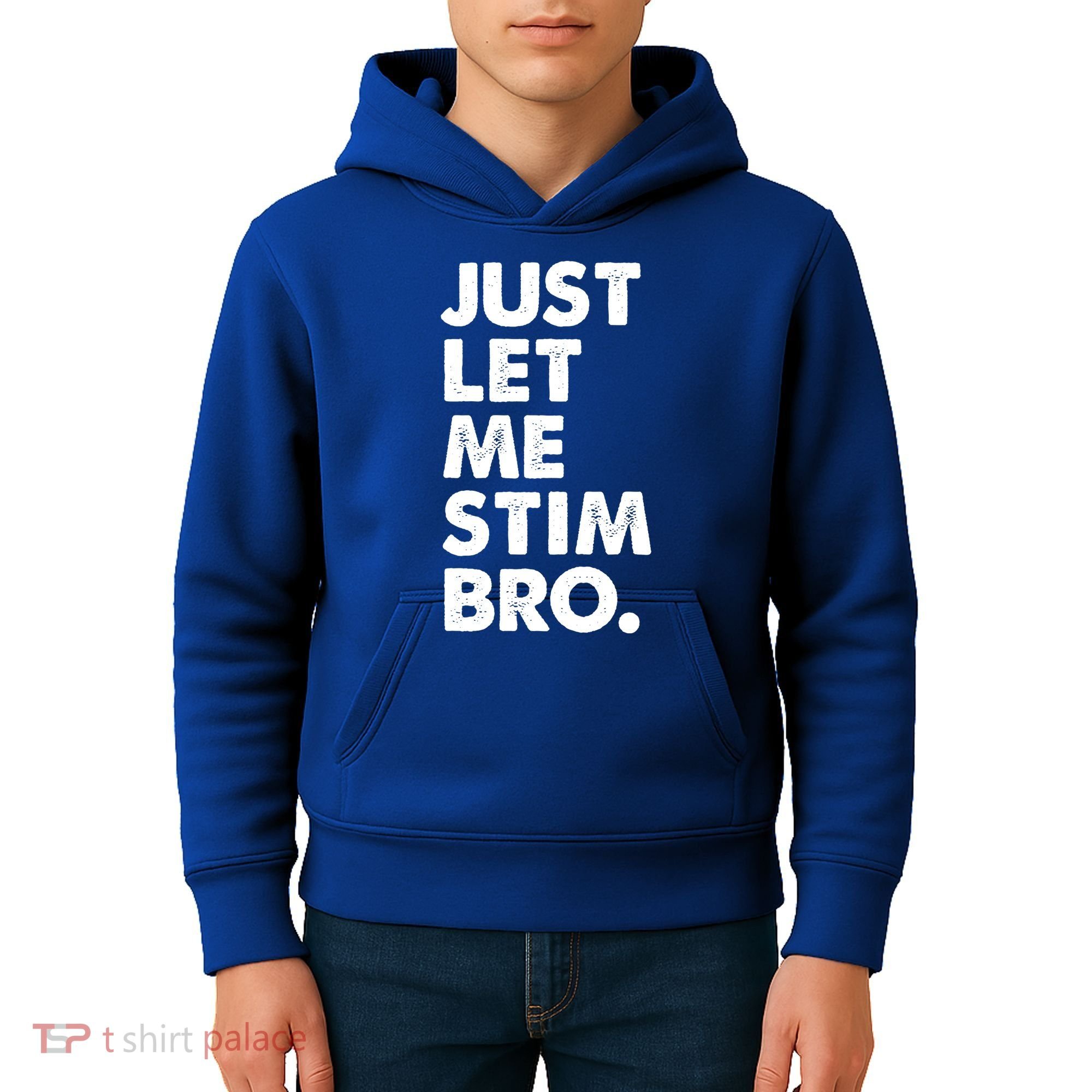 Just Let Me Stim Bro Autism Awareness Kids Hoodie