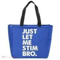 Just Let Me Stim Bro Autism Awareness Tote Bag thumb 0