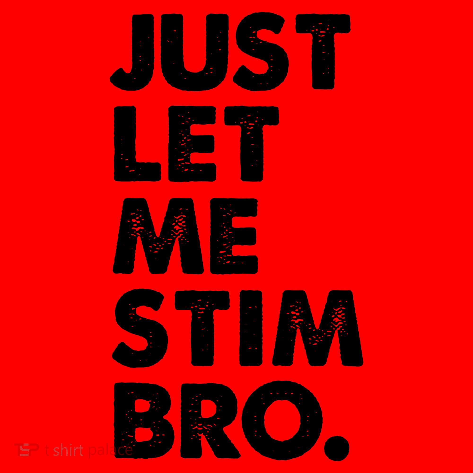 Just Let Me Stim Bro Autism Awareness Santa Hat