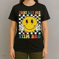 Just Let Me Stim Bro Groovy Autism Awareness Autism Boy T-Shirt thumb 4