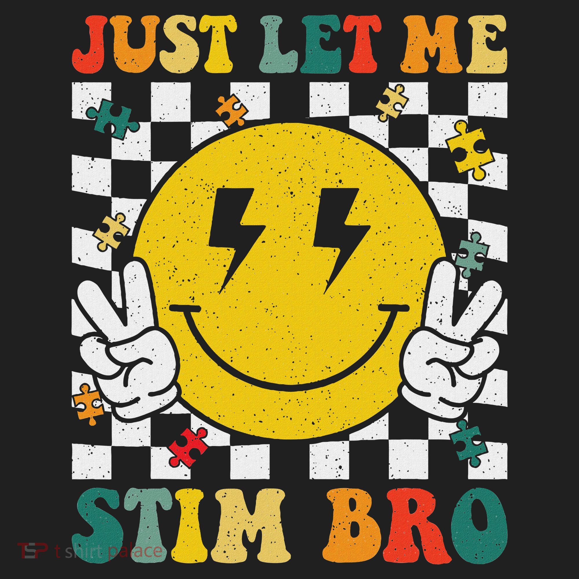 Just Let Me Stim Bro Groovy Autism Awareness Autism Boy Beanie