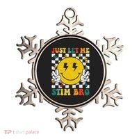 Just Let Me Stim Bro Groovy Autism Awareness Autism Boy Ornament thumb 0