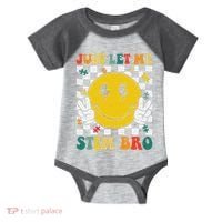 Just Let Me Stim Bro Groovy Autism Awareness Autism Boy Infant Baby Jersey Bodysuit thumb 0
