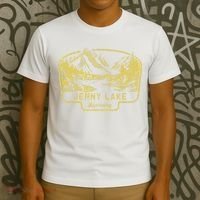 Jenny Lake Mountains Wyoming Hiking Outdoors Vintage T-Shirt thumb 3