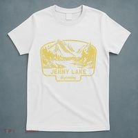 Jenny Lake Mountains Wyoming Hiking Outdoors Vintage T-Shirt thumb 5
