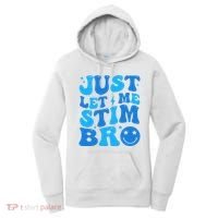 Just Let Me Stim Bro Smile Face Retro Women's Hoodie thumb 0