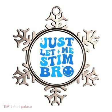 Just Let Me Stim Bro Smile Face Retro Ornament