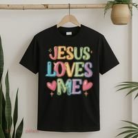 Jesus Loves Me! Christian Back To School T-Shirt thumb 2