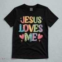 Jesus Loves Me! Christian Back To School T-Shirt thumb 5