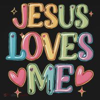 Jesus Loves Me! Christian Back To School Women's Hoodie thumb 2