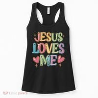 Jesus Loves Me! Christian Back To School Women's Tank Top thumb 0