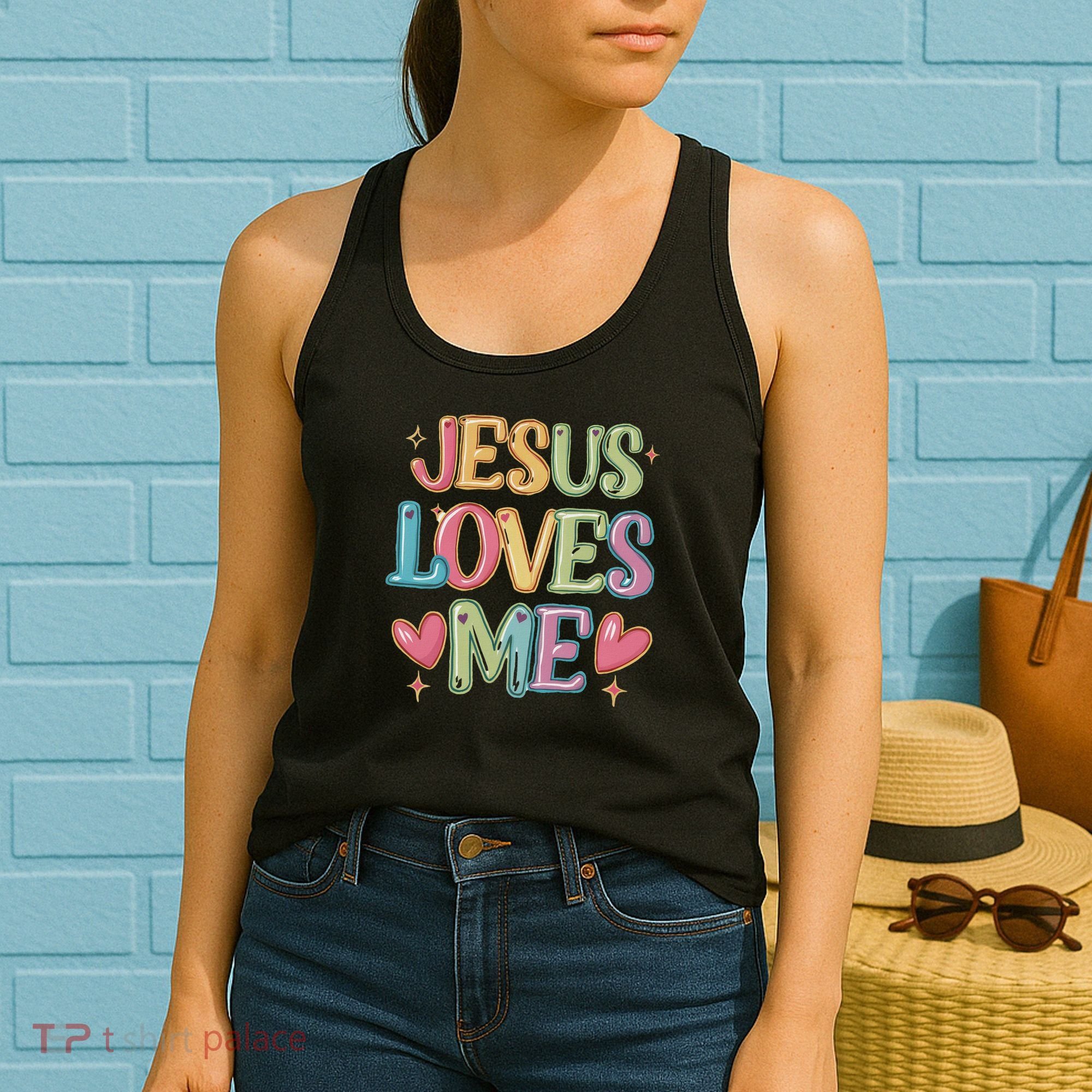 Jesus Loves Me! Christian Back To School Women's Tank Top