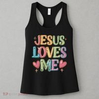Jesus Loves Me! Christian Back To School Women's Tank Top thumb 3