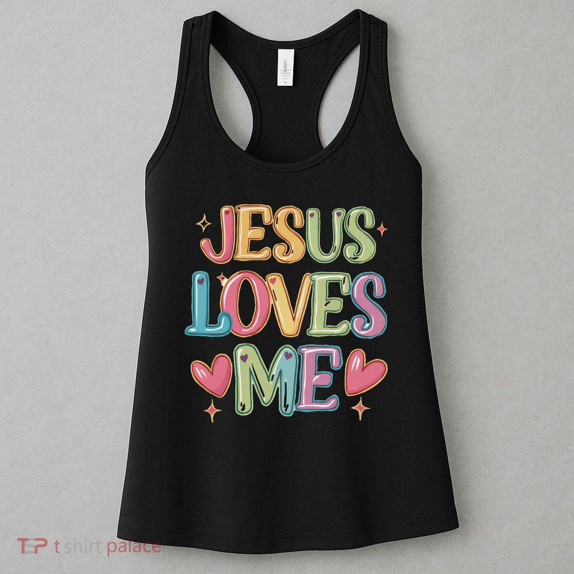 Jesus Loves Me! Christian Back To School Women's Tank Top