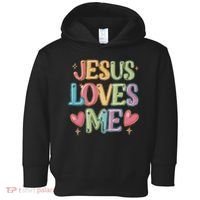 Jesus Loves Me! Christian Back To School Toddler Hoodie thumb 0