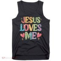 Jesus Loves Me! Christian Back To School Tank Top thumb 0