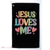 Jesus Loves Me! Christian Back To School Golf Towel thumb 0