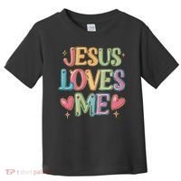 Jesus Loves Me! Christian Back To School Toddler T-Shirt thumb 0