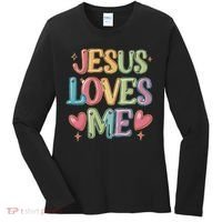 Jesus Loves Me! Christian Back To School Women's Long Sleeve Shirt thumb 0