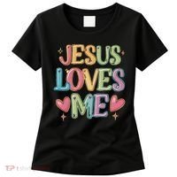 Jesus Loves Me! Christian Back To School Women's T-Shirt thumb 0