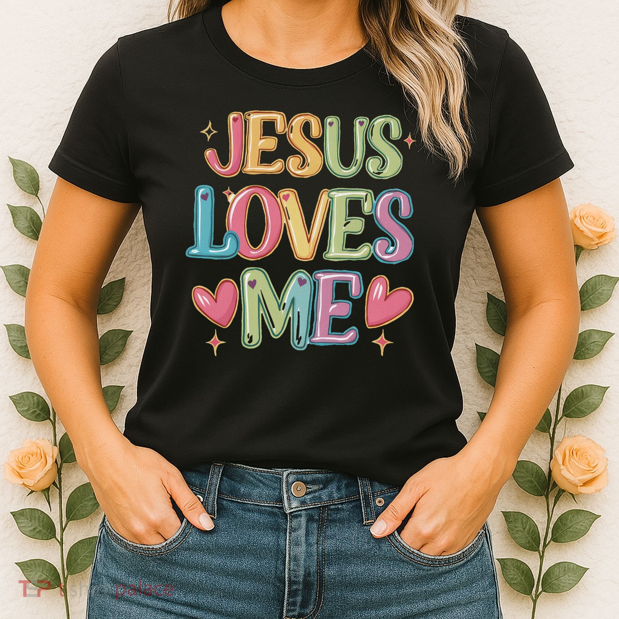Jesus Loves Me! Christian Back To School Women's T-Shirt