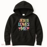 Jesus Loves Me! Christian Back To School Kids Hoodie thumb 0